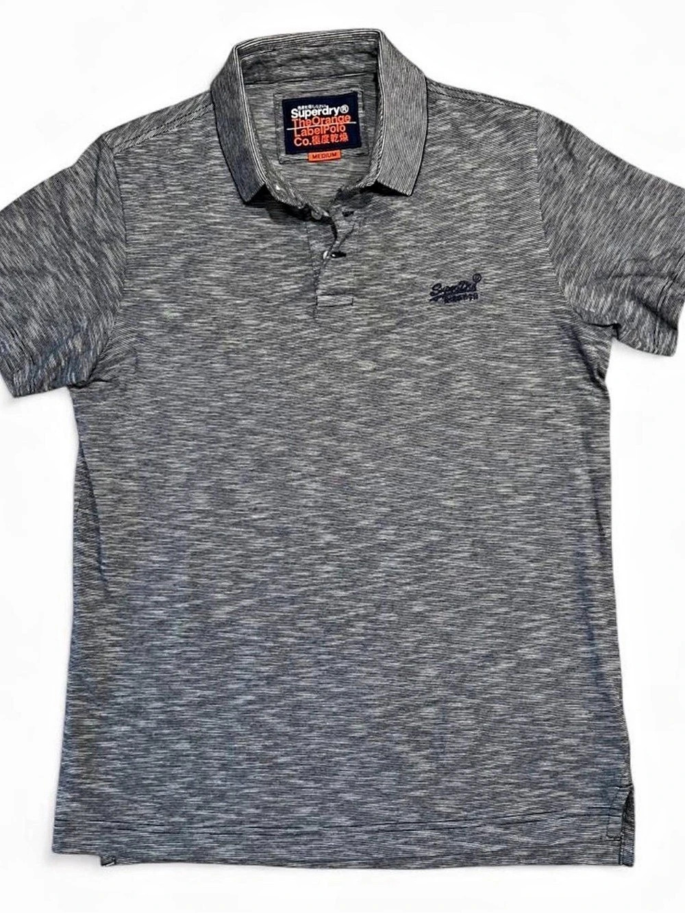 Superdry Orange Label Stripe Polo Shirt